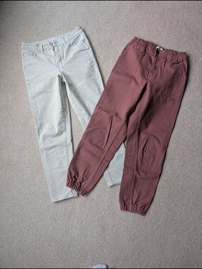 Straight Jeans + Jogger Jeans Duo